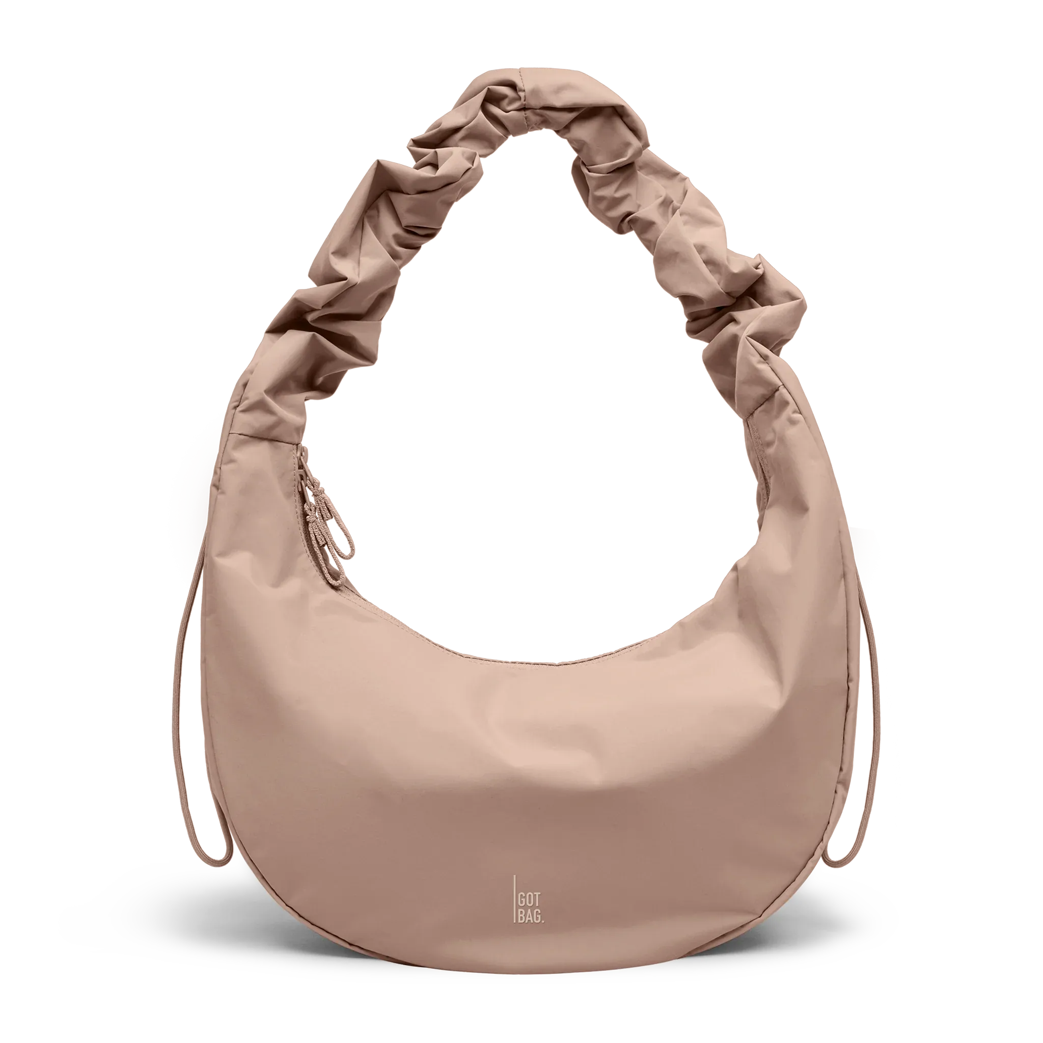 GOT BAG Moon Bag Ruffle Sandbar Monochrome – vue avant | durable | Bag-Age