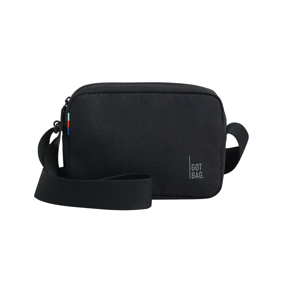 GOT BAG Crossbody Bag Black – vista frontale 3 | sostenibile | Bag-Age