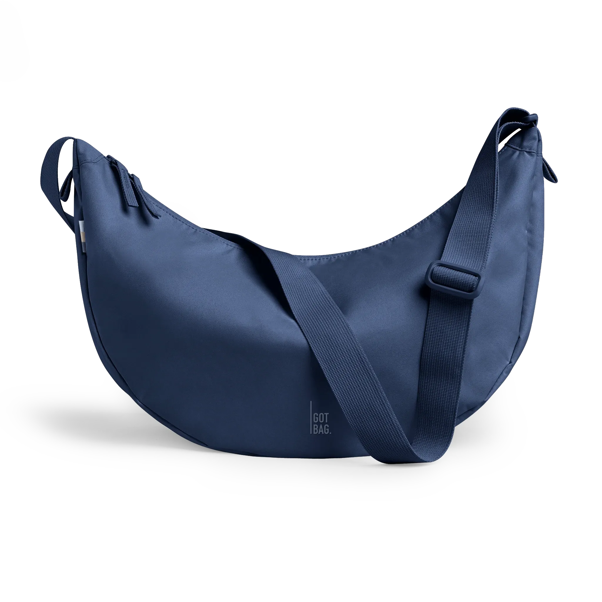 GOT BAG Moon Bag Large Deep Ocean Monochrome – front view | sustainable | Bag-Age
