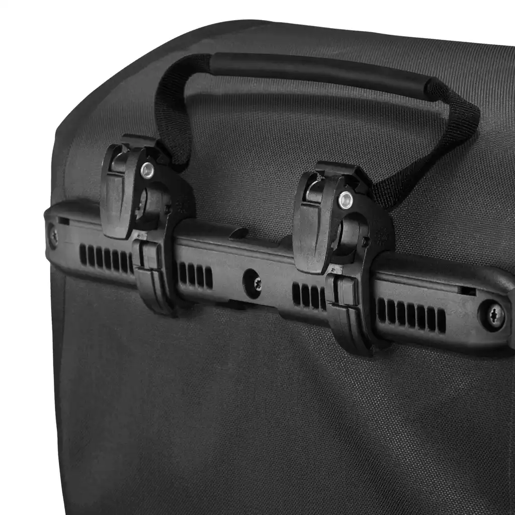 ORTLIEB Velo-Shopper Black, bike shopper, vista de detalhe, na Bag-Age