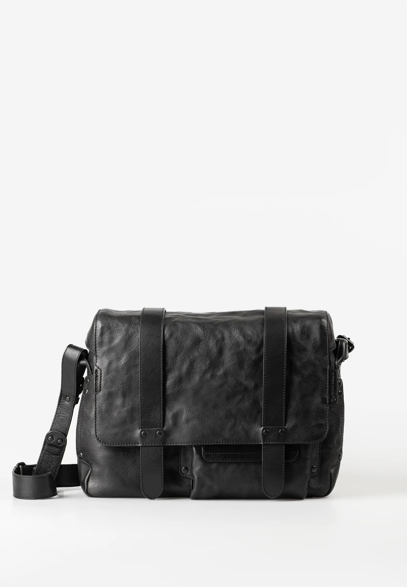 Aunts & Uncles Mrs. Honey Pie Black Smoke – bolsa transversal – Preto/Cinzento – vista frontal