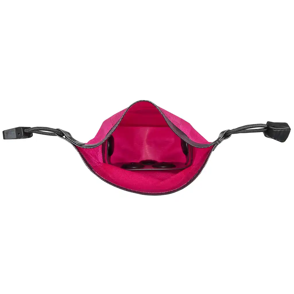 ORTLIEB Micro-Bag Cyber Pink Satteltasche, Innenansicht, bei Bag-Age