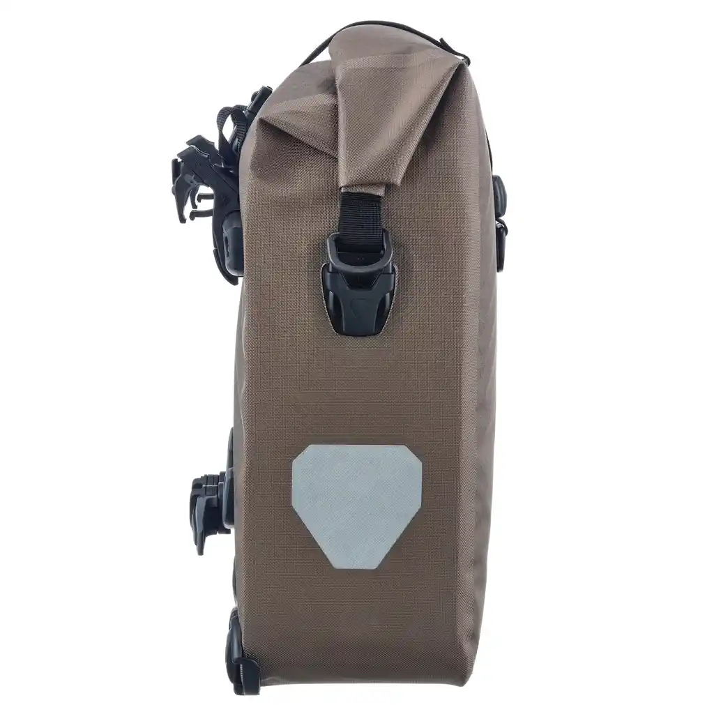 ORTLIEB Gravel-Pack Dark Sand, borsa bici, vista laterale, da Bag-Age
