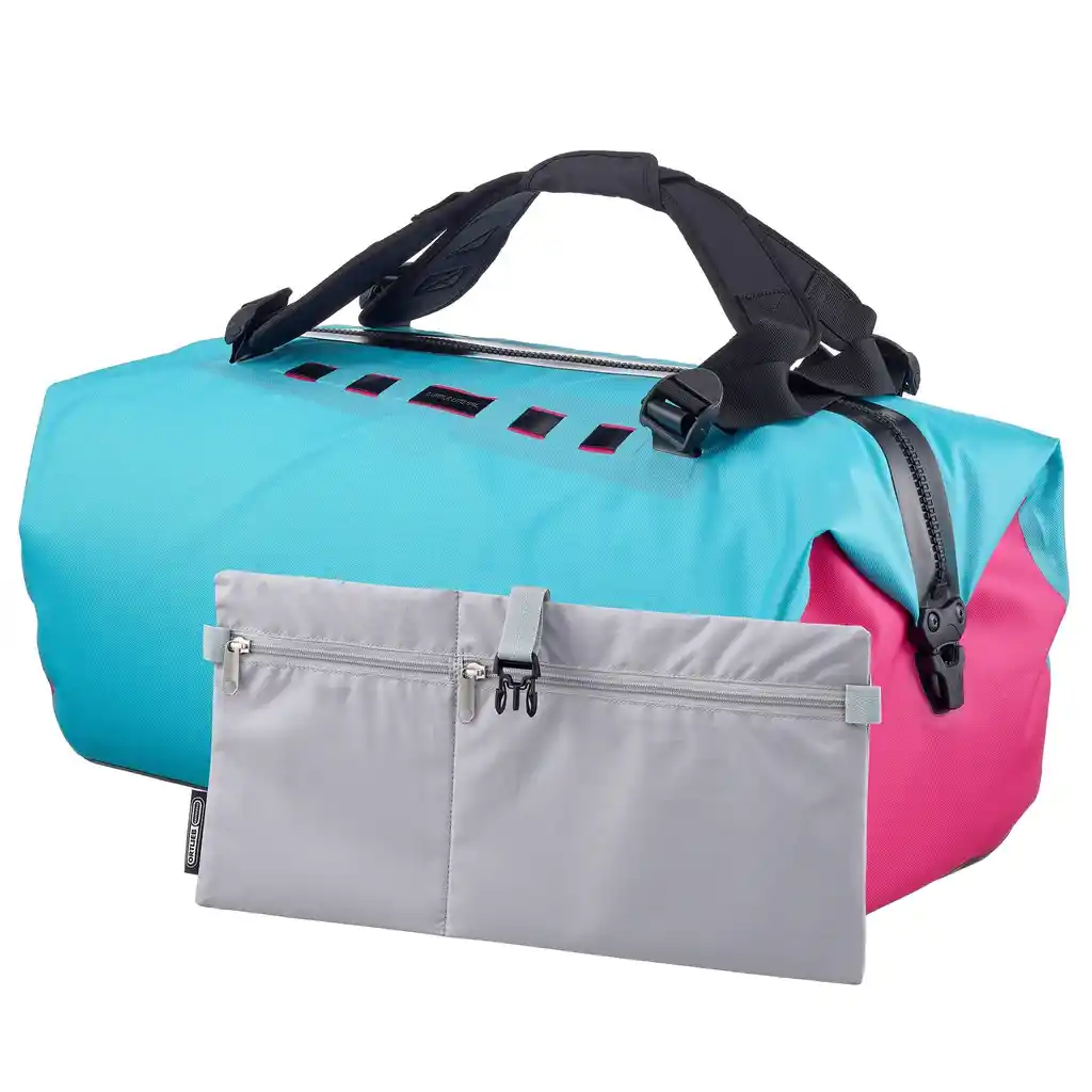 ORTLIEB Duffle Lite Cyber Blue, duffle / travel bag, vista de detalhe, na Bag-Age