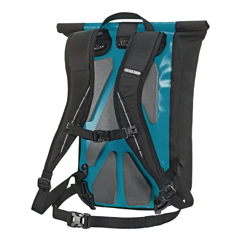 ORTLIEB Velocity Petrol, sac à dos, vue arrière, chez Bag-Age