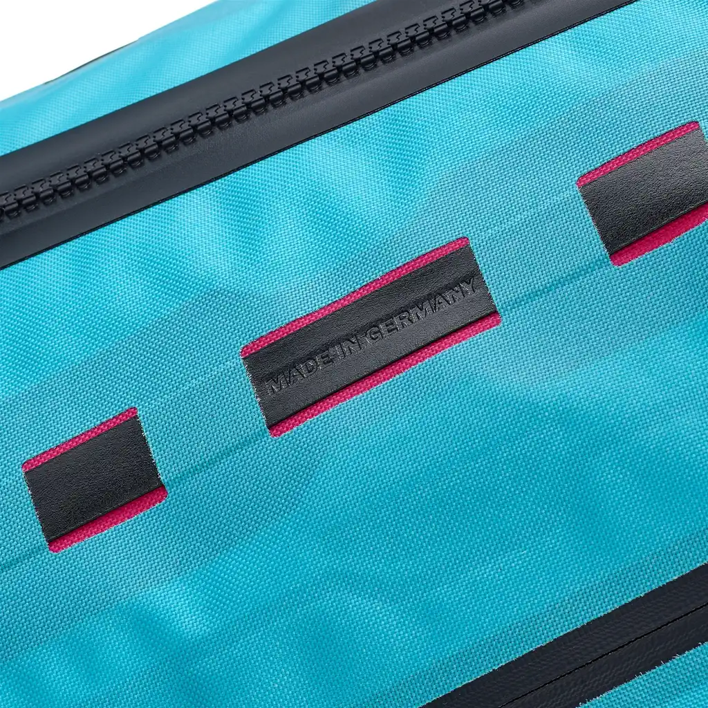 ORTLIEB Duffle Lite Cyber Blue, duffle / travel bag, vista de detalhe, na Bag-Age