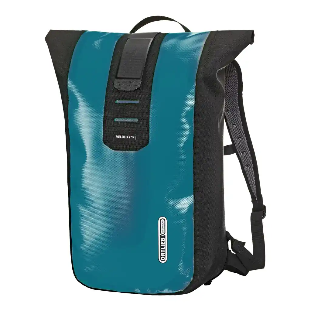 ORTLIEB Velocity Petrol, sac à dos, vue de face, chez Bag-Age