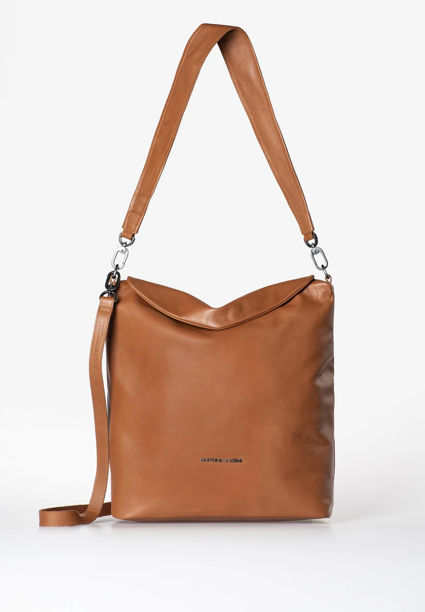 aunts & uncles Lotus Cognac Tasche, Vorderansicht, bei Bag-Age Berlin kaufen