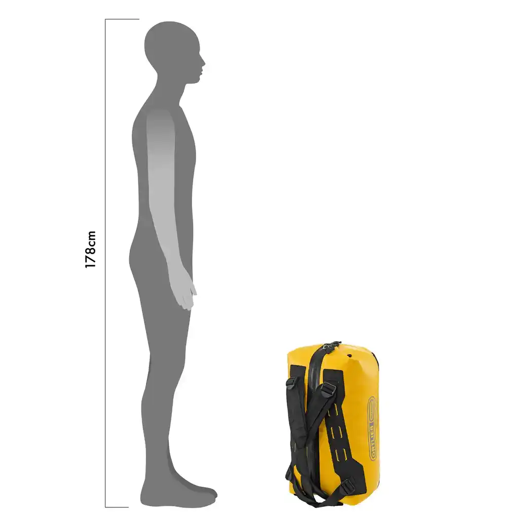 ORTLIEB Duffle Sun Yellow, duffle / travel bag, photo produit, chez Bag-Age