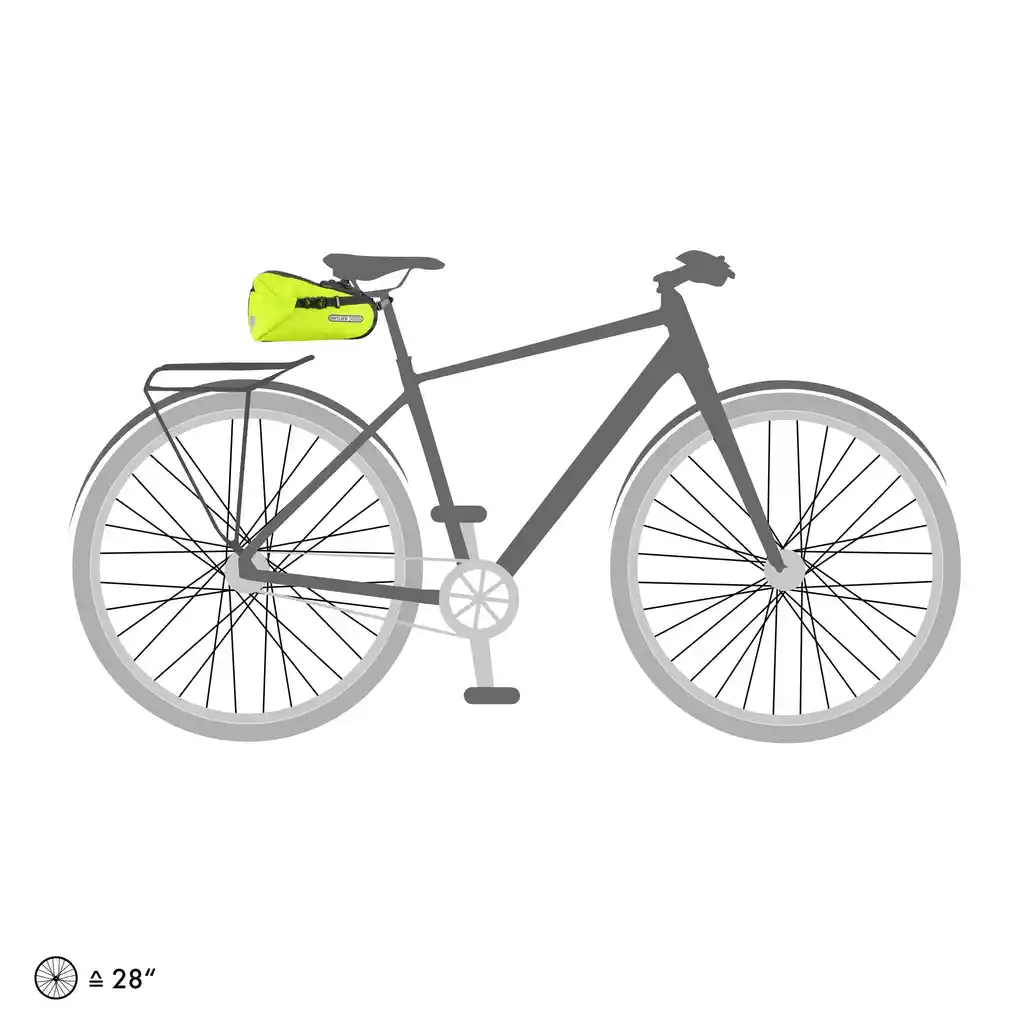 ORTLIEB Saddle-Bag Neon Reflective, sacoche de selle, photo produit, chez Bag-Age