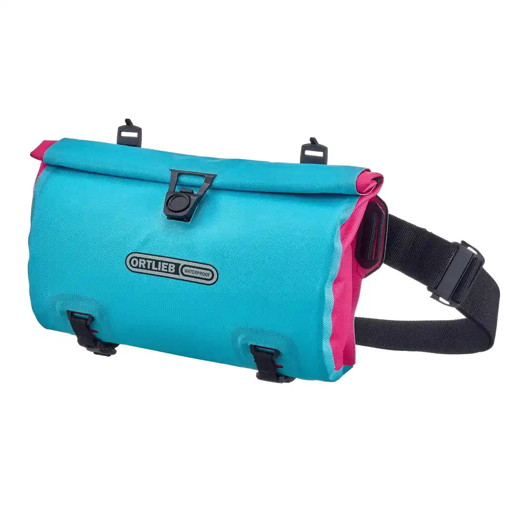 ORTLIEB Handlebar-Pack Plus Black stuurtas, vooraanzicht, bij Bag-Age