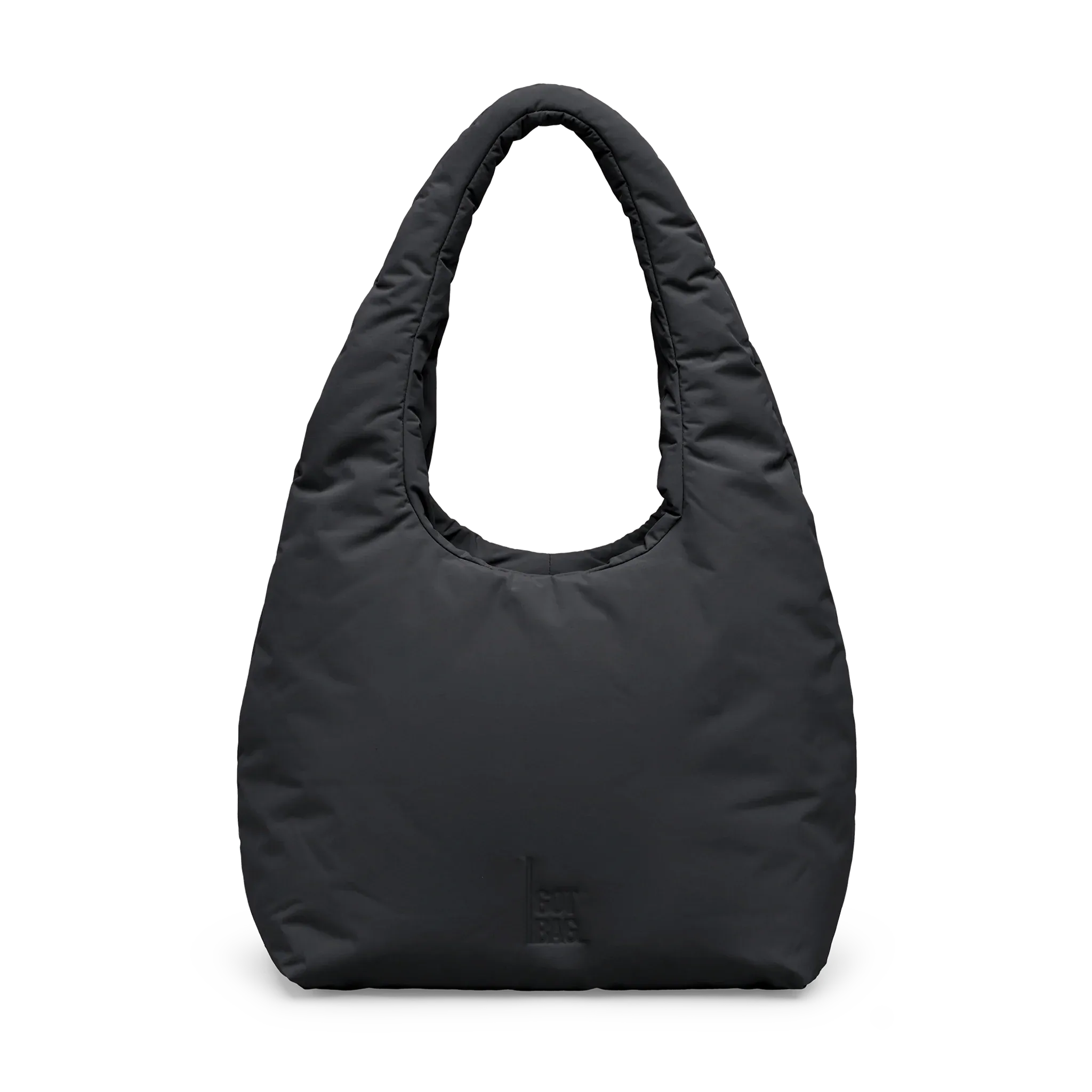 GOT BAG Cloud Shoulder Bag Black Monochrome – vista frontal 2 | sustentável | Bag-Age