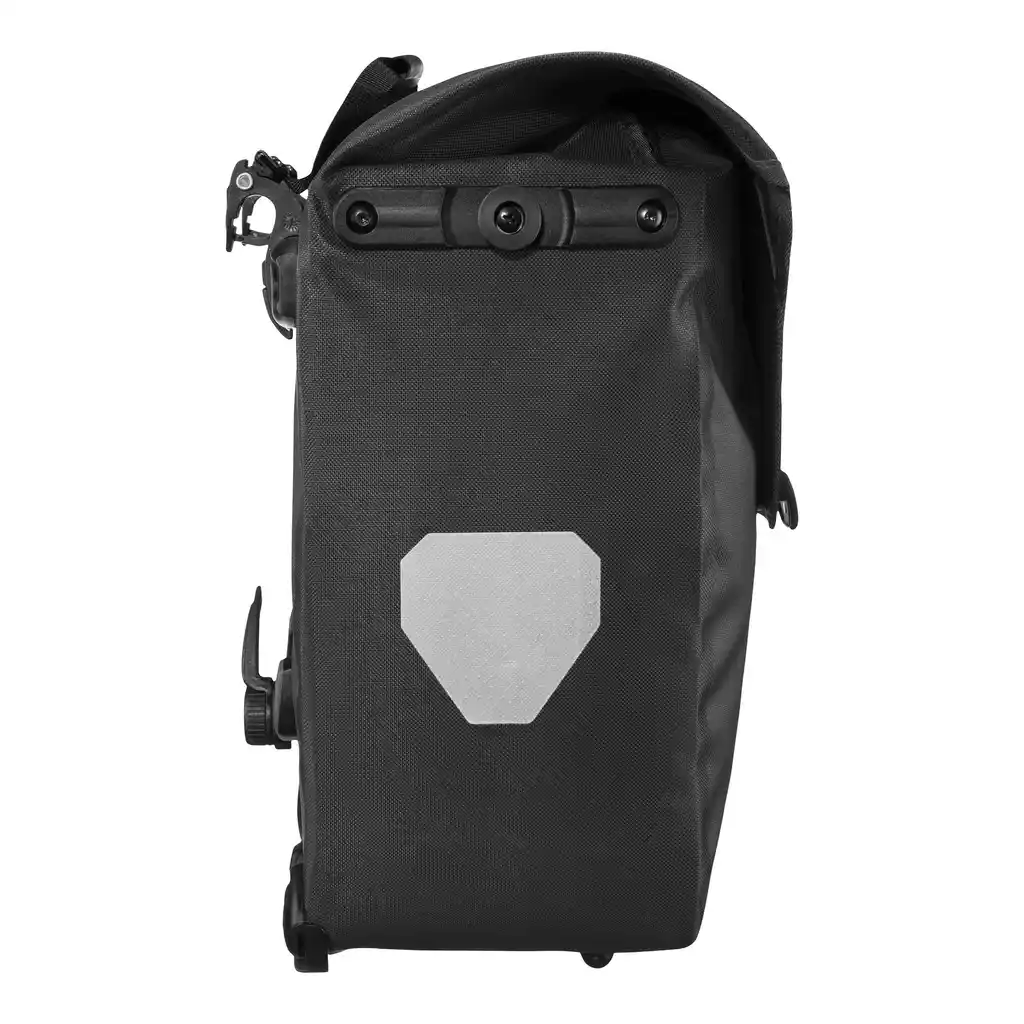ORTLIEB Velo-Shopper Black, bike shopper, vista lateral, na Bag-Age