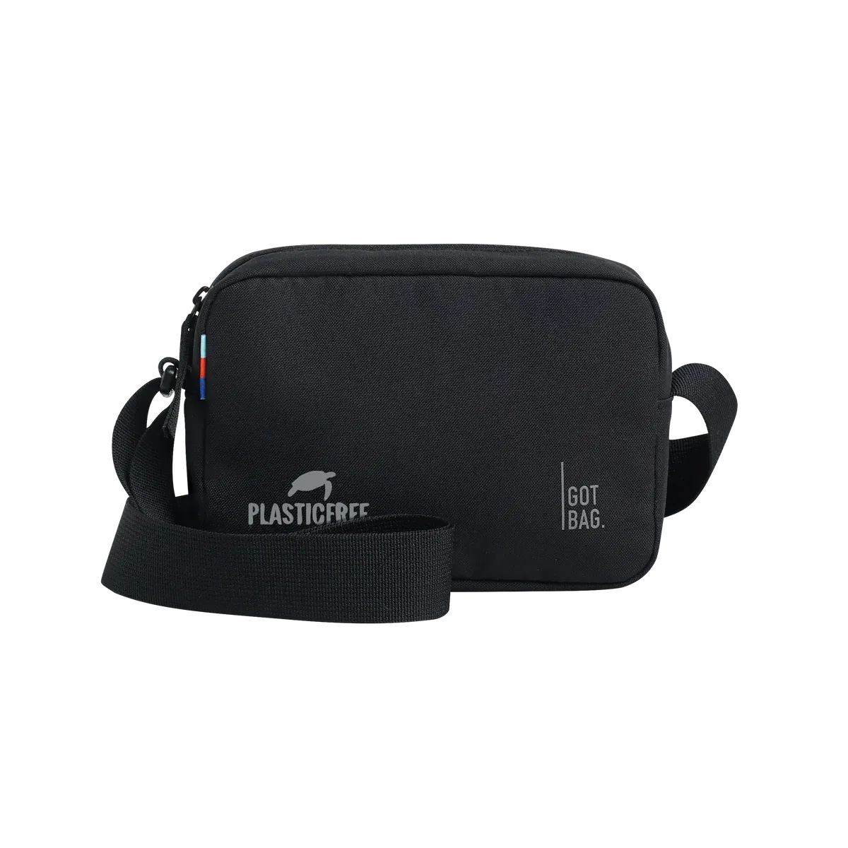 GOT BAG Crossbody Bag Black – vista frontale 4 | sostenibile | Bag-Age