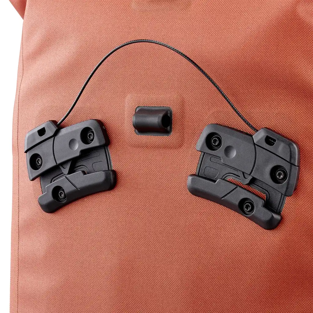 ORTLIEB Vario 20L Rooibos, convertible backpack pannier, vue détaillée, chez Bag-Age