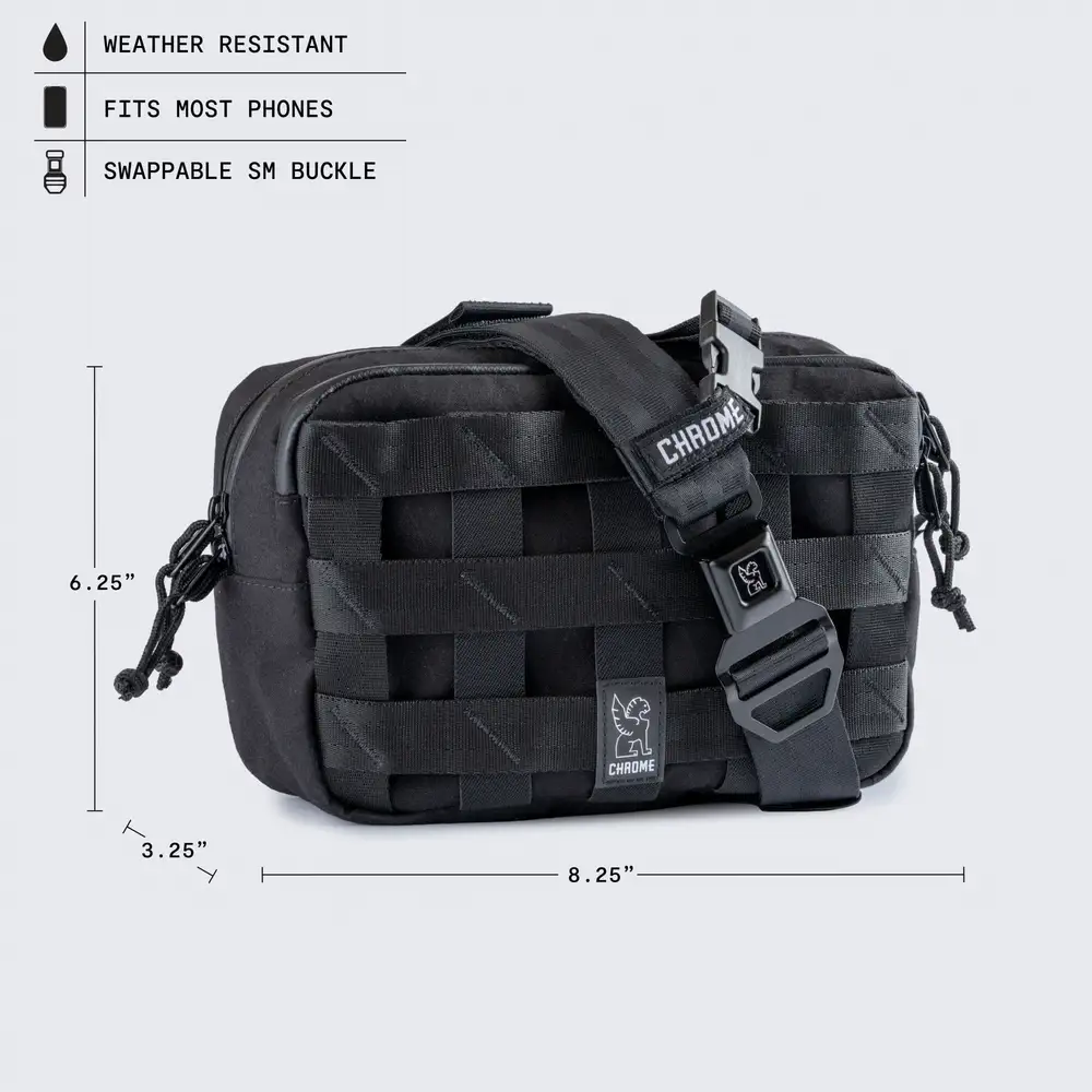 Chrome Industries Barrage 5L Sling – Maßskizze