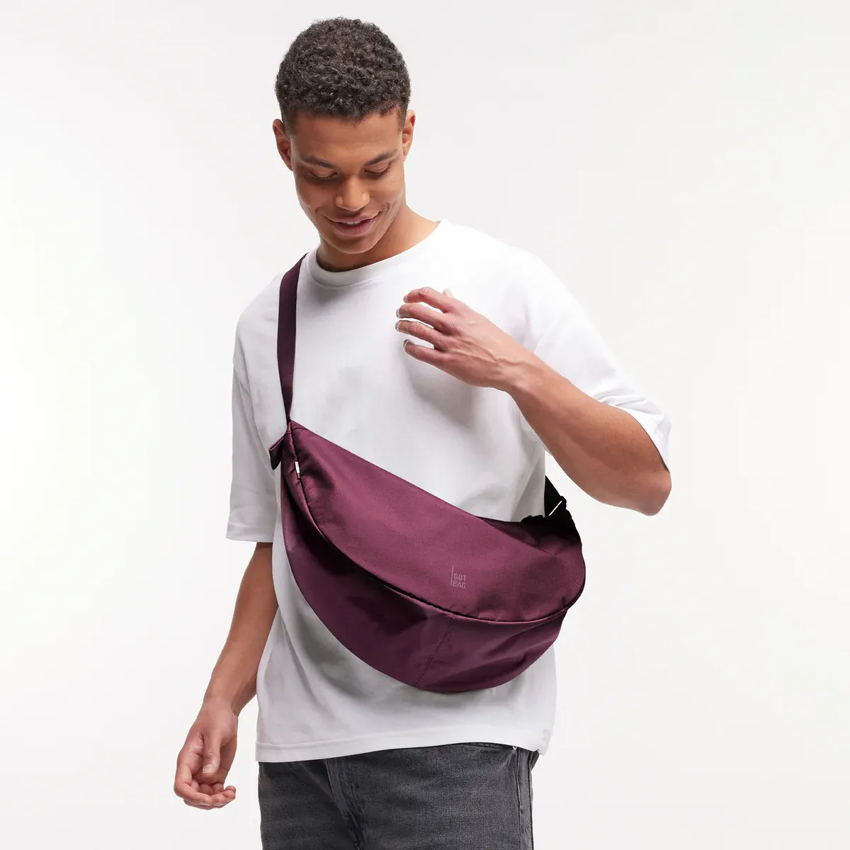 GOT BAG Moon Bag Large Kraken Monochrome – photo lifestyle 2 | durable | Bag-Age