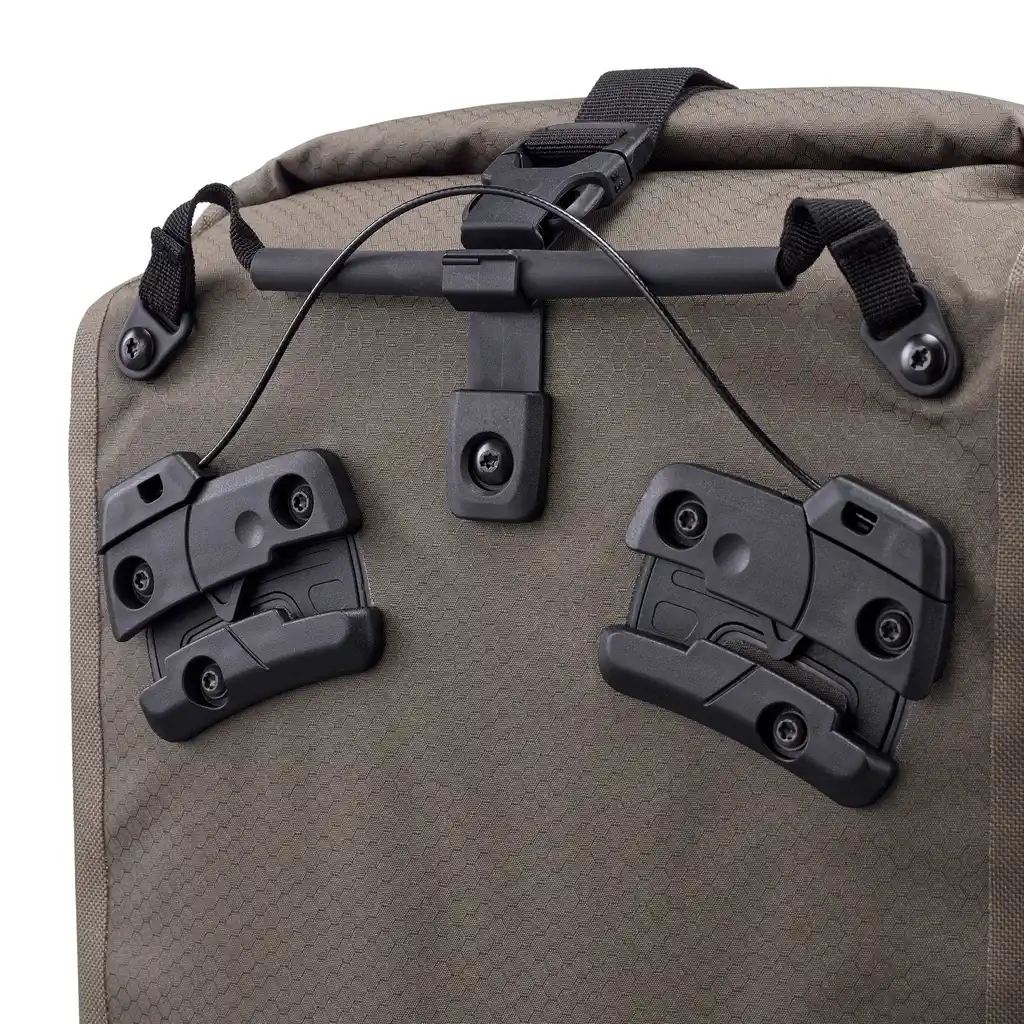 ORTLIEB Gravel-Pack Single Dark Sand, borsa bici, vista dettaglio, da Bag-Age