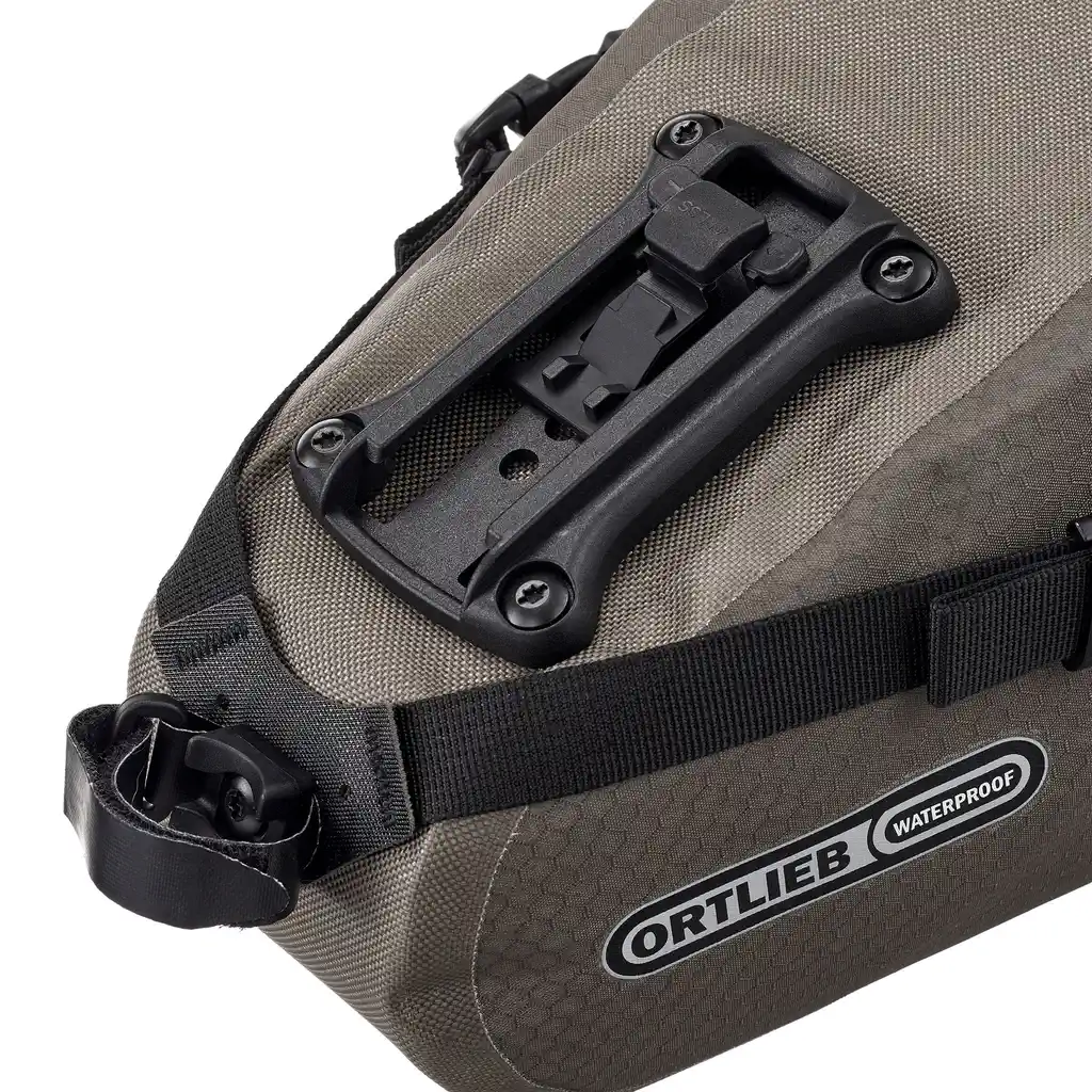 ORTLIEB Saddle-Bag Dark Sand, sacoche de selle, vue détaillée, chez Bag-Age