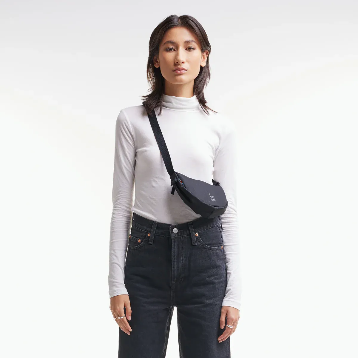 GOT BAG Moon Bag Mini Black Monochrome – lifestyle photo 1 | sustainable | Bag-Age
