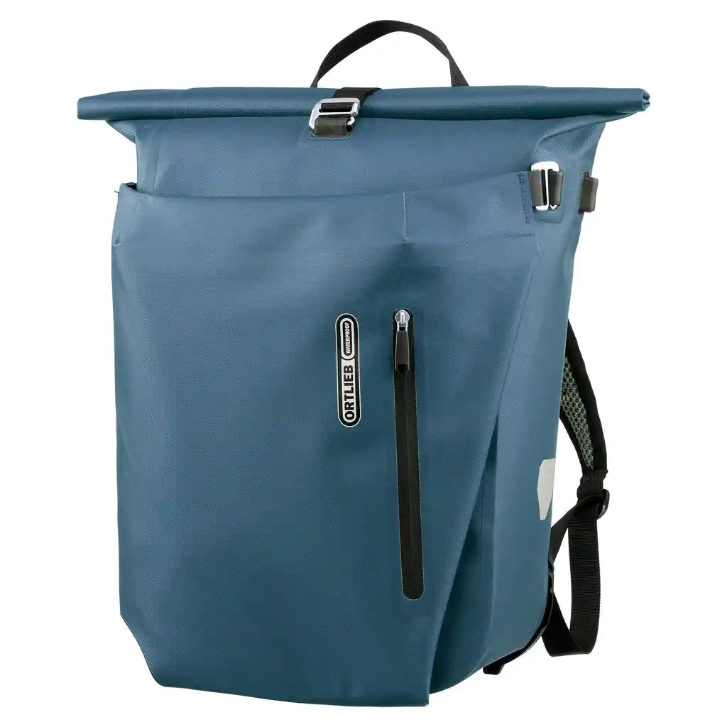 ORTLIEB Vario 20L Petrol Convertible Backpack Pannier, Vorderansicht, bei Bag-Age