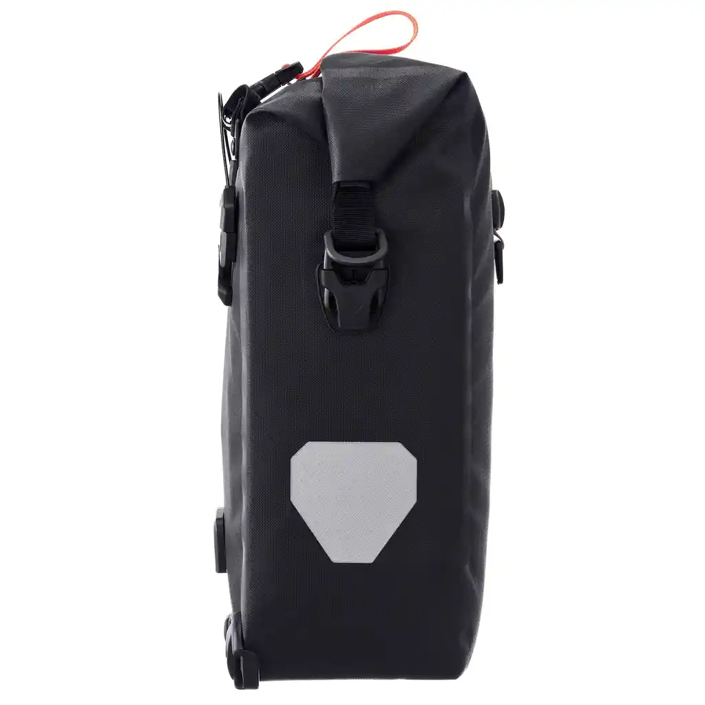 ORTLIEB Gravel-Pack Single Black Matt Fahrradtasche, Seitenansicht, bei Bag-Age