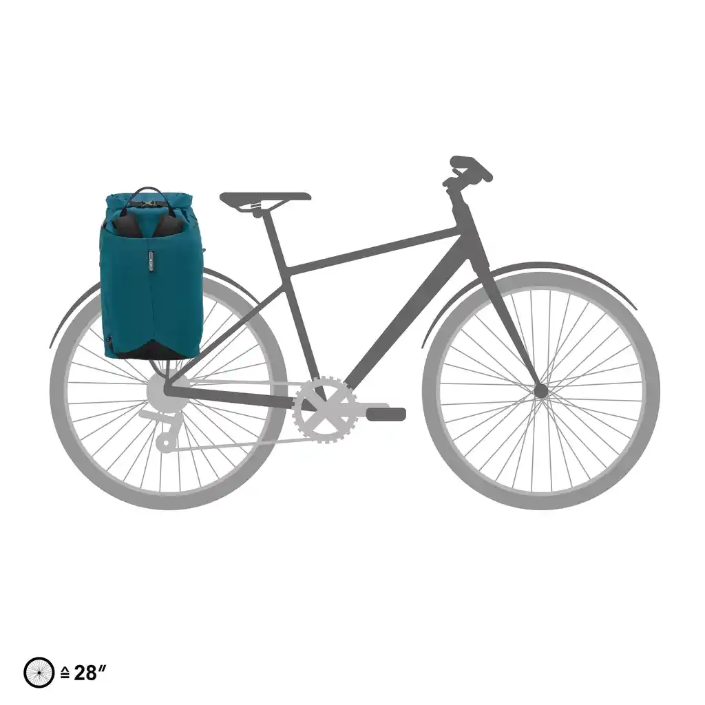 ORTLIEB Vario Lite Petrol Convertible Backpack Pannier, Produktbild, bei Bag-Age