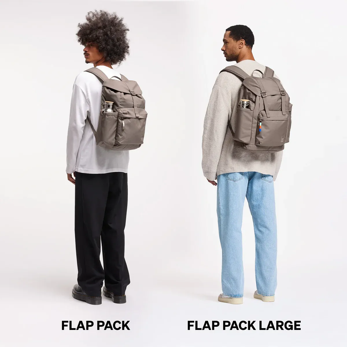 GOT BAG Flap Pack Oyster Monochrome – Produktbild | nachhaltig | Bag-Age