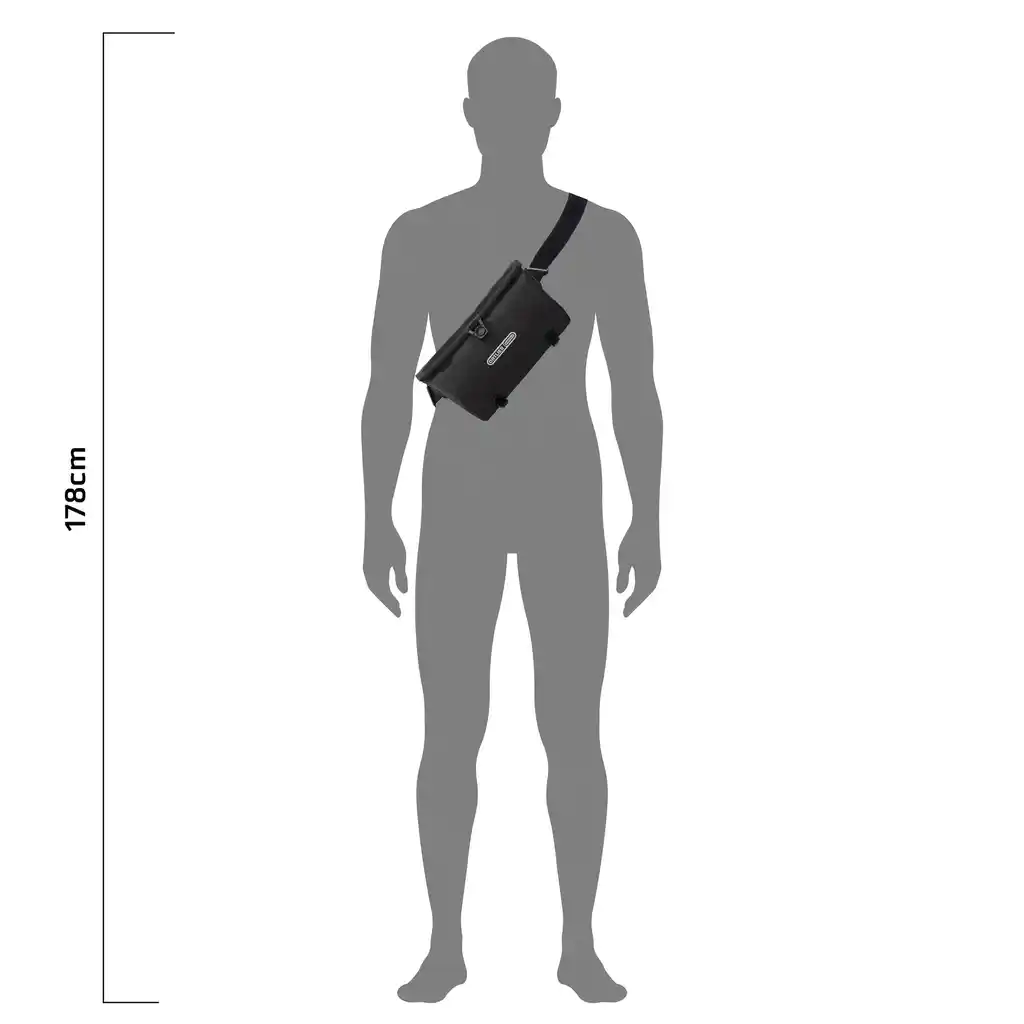 ORTLIEB Velo-Sling Black handlebar / sling bag, product image, at Bag-Age