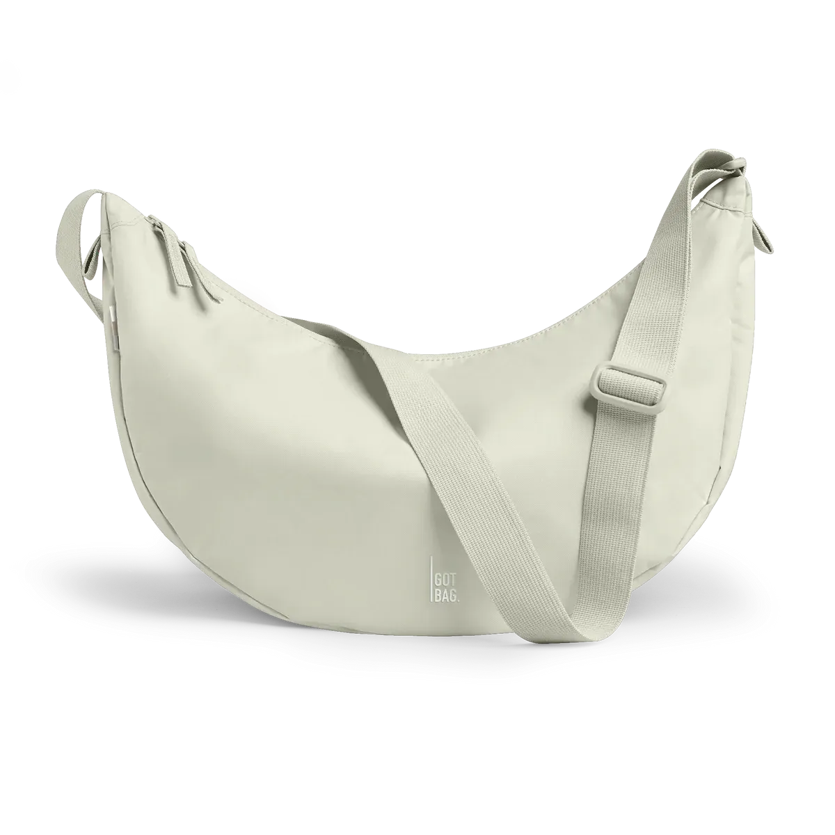 GOT BAG Moon Bag Large Beach Foam Monochrome – vista frontale | sostenibile | Bag-Age