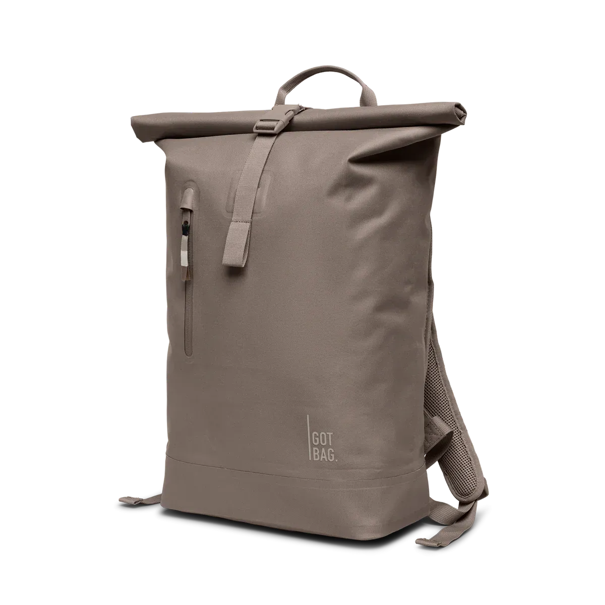 GOT BAG Rolltop Lite 2.0 Oyster Monochrome – studio photo | sustainable | Bag-Age