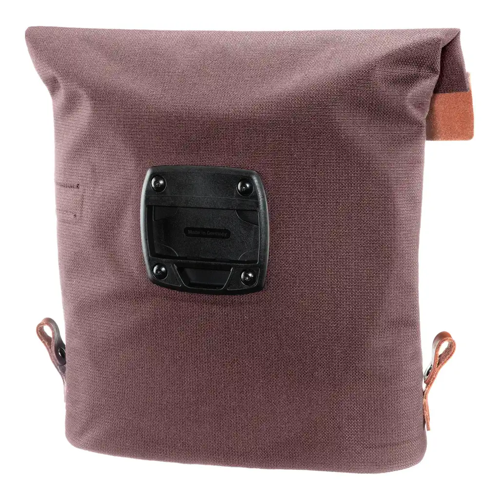 ORTLIEB Barista Urban Ash Rose Lenkertasche, Rückansicht, bei Bag-Age