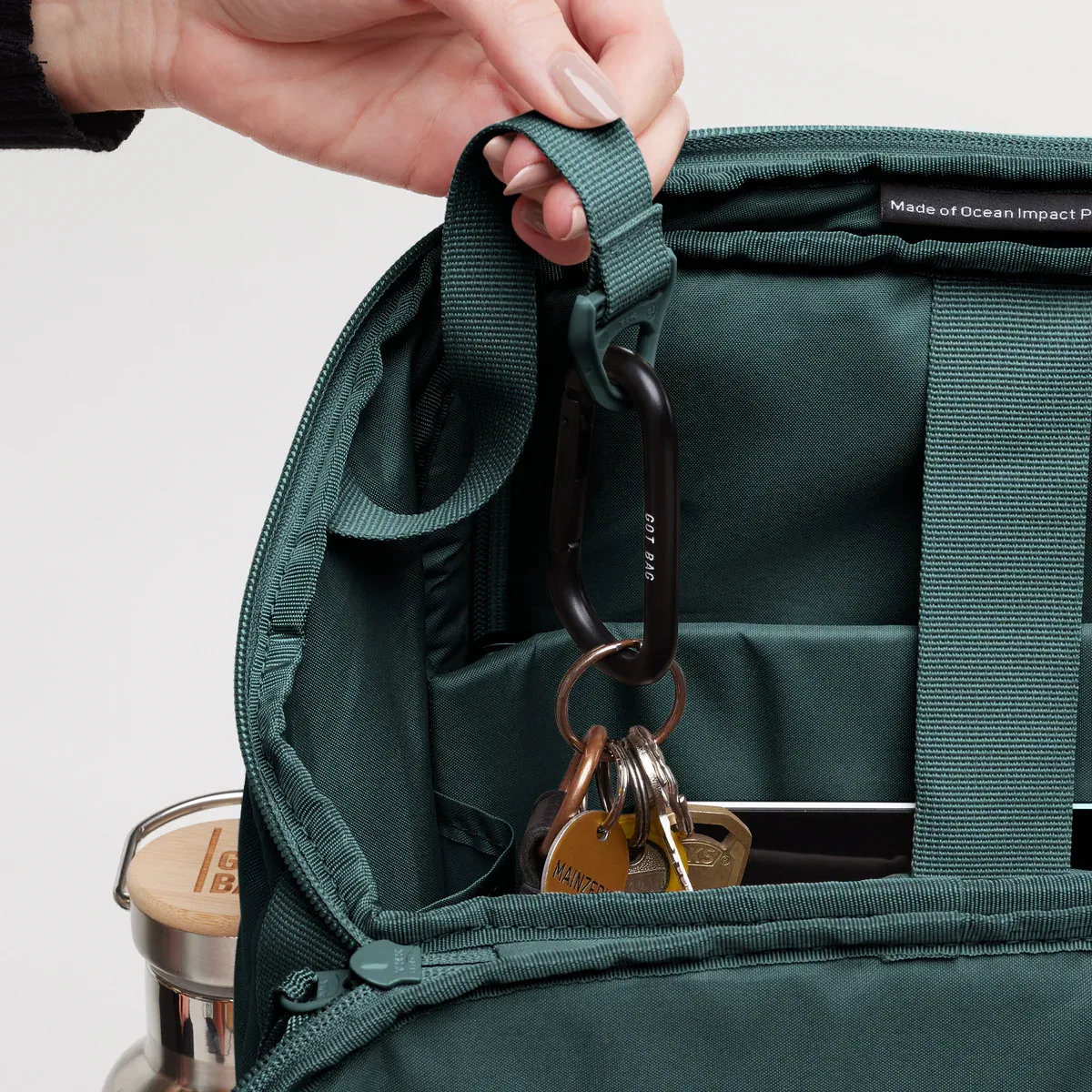 GOT BAG Pro Pack Sea Teal Monochrome – Detailansicht 4 | nachhaltig | Bag-Age