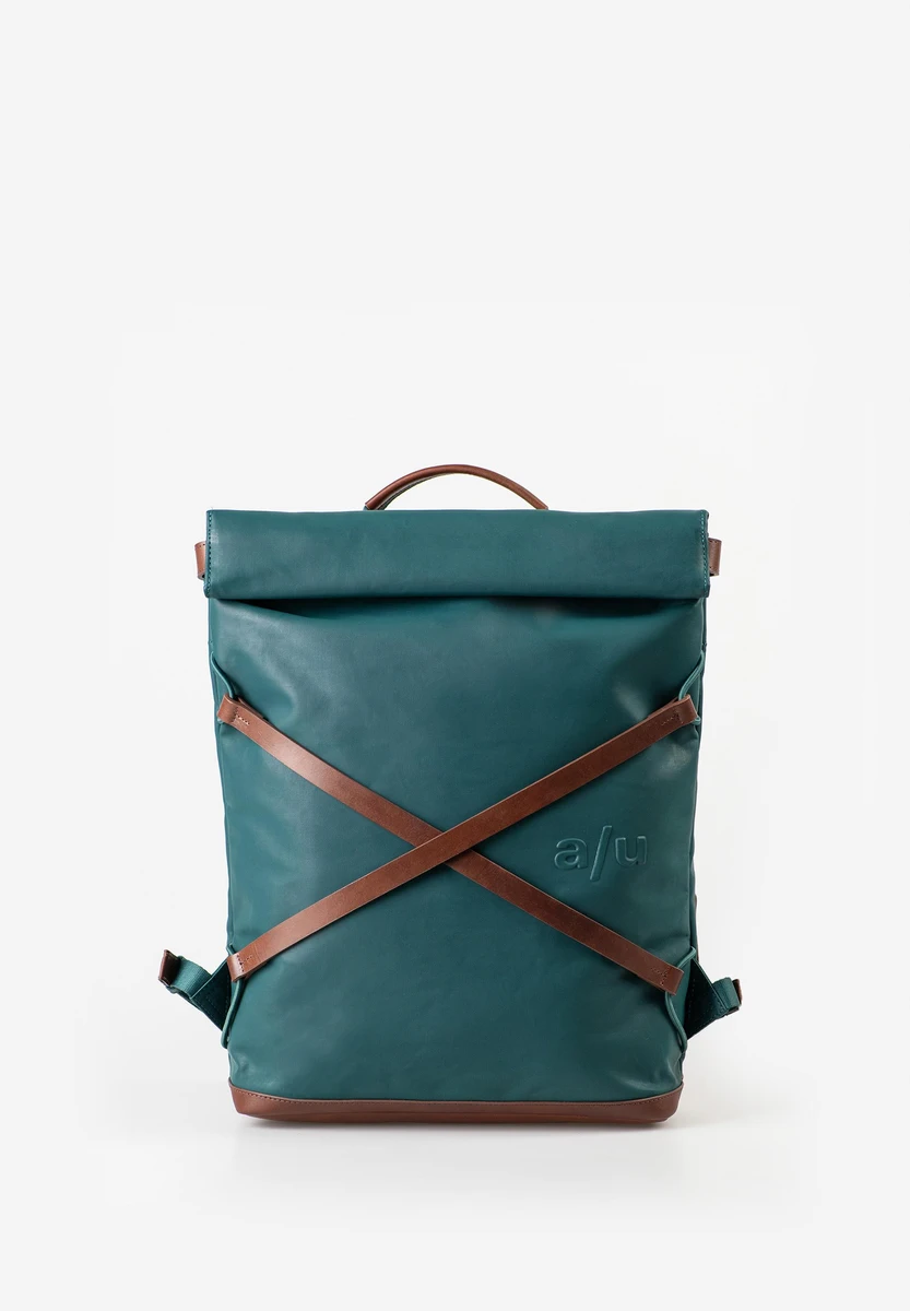 aunts & uncles Yokohama Transformative Teal bag, front view, at Bag-Age Berlin