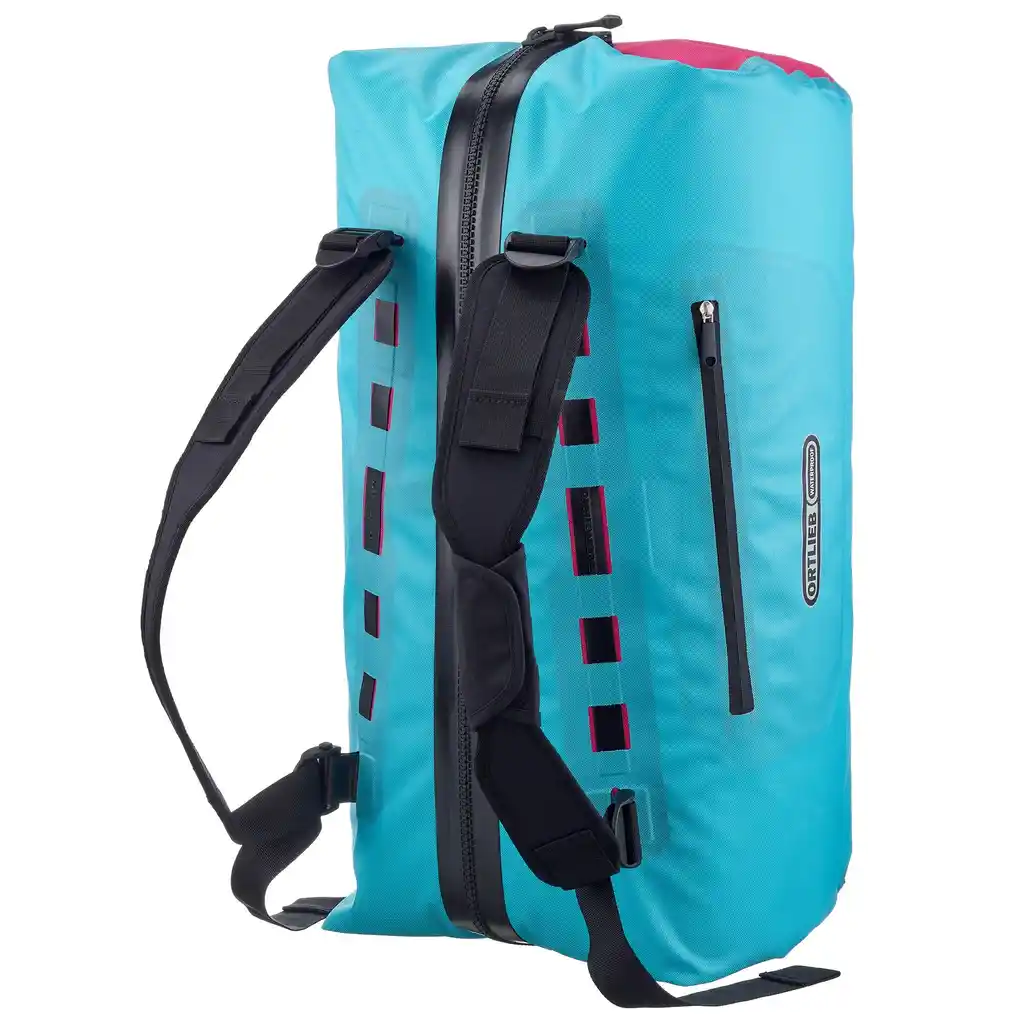 ORTLIEB Duffle Lite Cyber Blue, duffle / travel bag, vista traseira, na Bag-Age