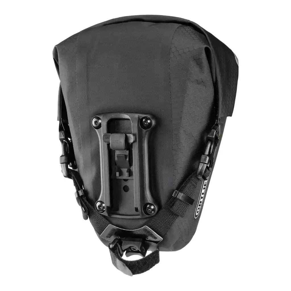 ORTLIEB Saddle-Bag Black Matt Satteltasche, Rückansicht, bei Bag-Age