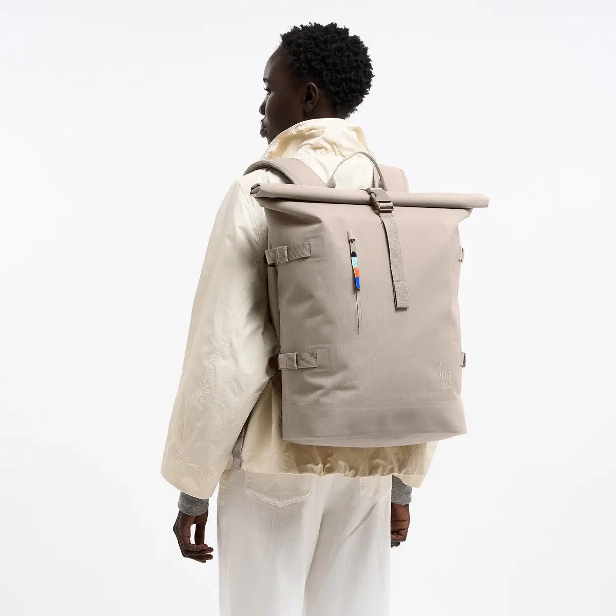 GOT BAG Rolltop 2.0 Scallop – foto lifestyle 1 | sostenible | Bag-Age