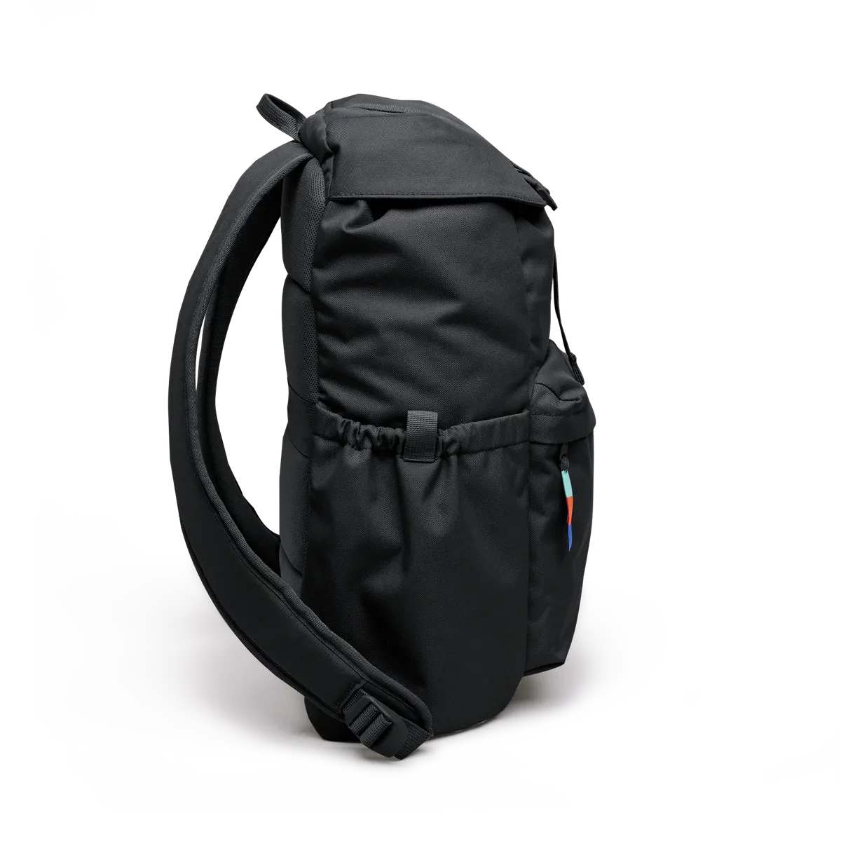 GOT BAG Flap Pack Black – Seitenansicht 2 | nachhaltig | Bag-Age