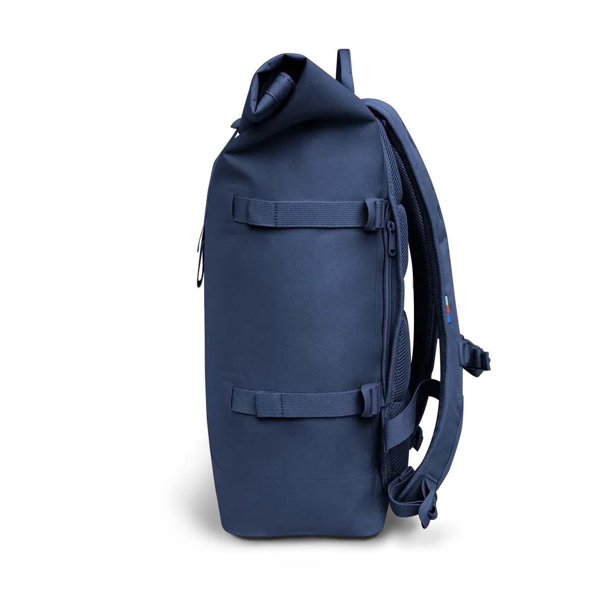 GOT BAG Rolltop 2.0 Deep Ocean – vue latérale 2 | durable | Bag-Age