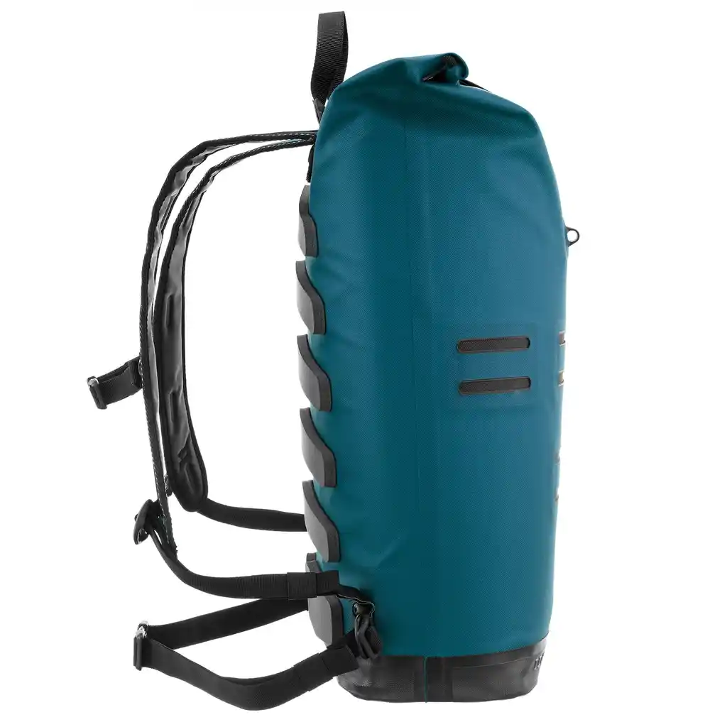 ORTLIEB Commuter-Daypack Petrol Laptop Backpack, Seitenansicht, bei Bag-Age
