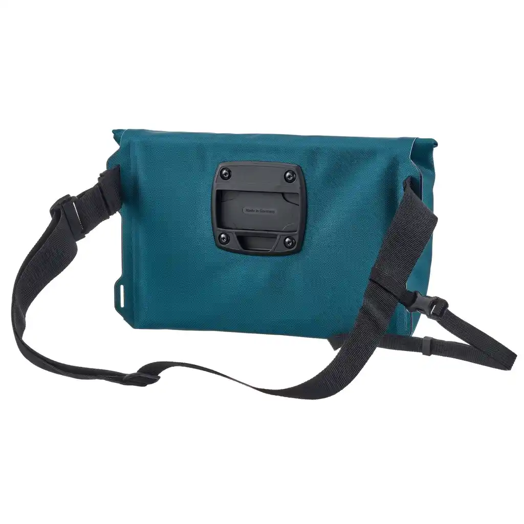ORTLIEB Velo-Sling Flex Petrol Handlebar / Sling Bag, Rückansicht, bei Bag-Age