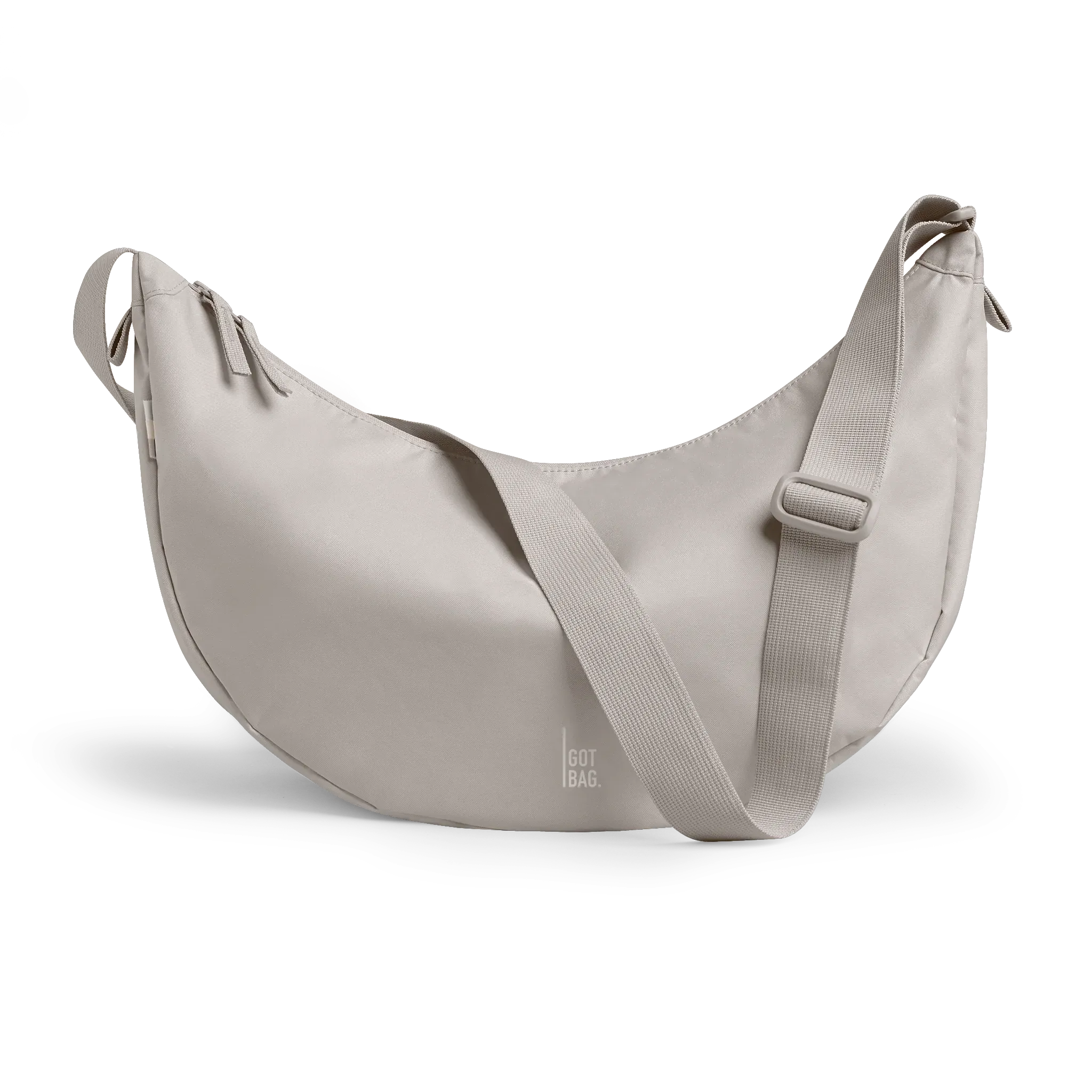 GOT BAG Moon Bag Large Clam Monochrome – front view | sustainable | Bag-Age