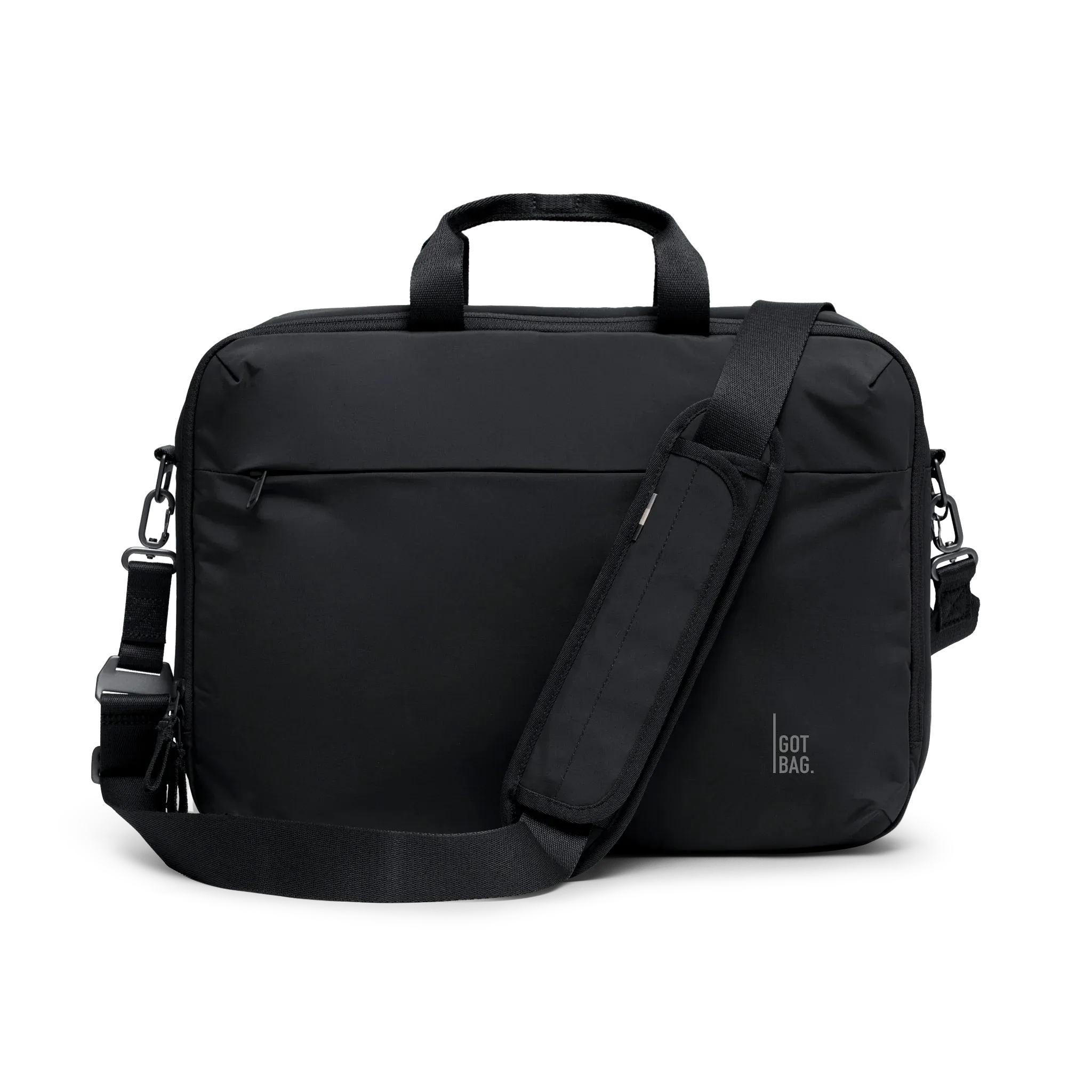 GOT BAG Commuter Bag Black Monochrome – vue avant 1 | durable | Bag-Age