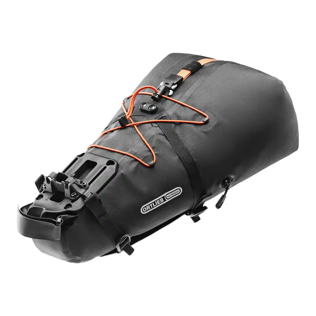 ORTLIEB Seat-Pack QR Black Matt Satteltasche, Seitenansicht, bei Bag-Age