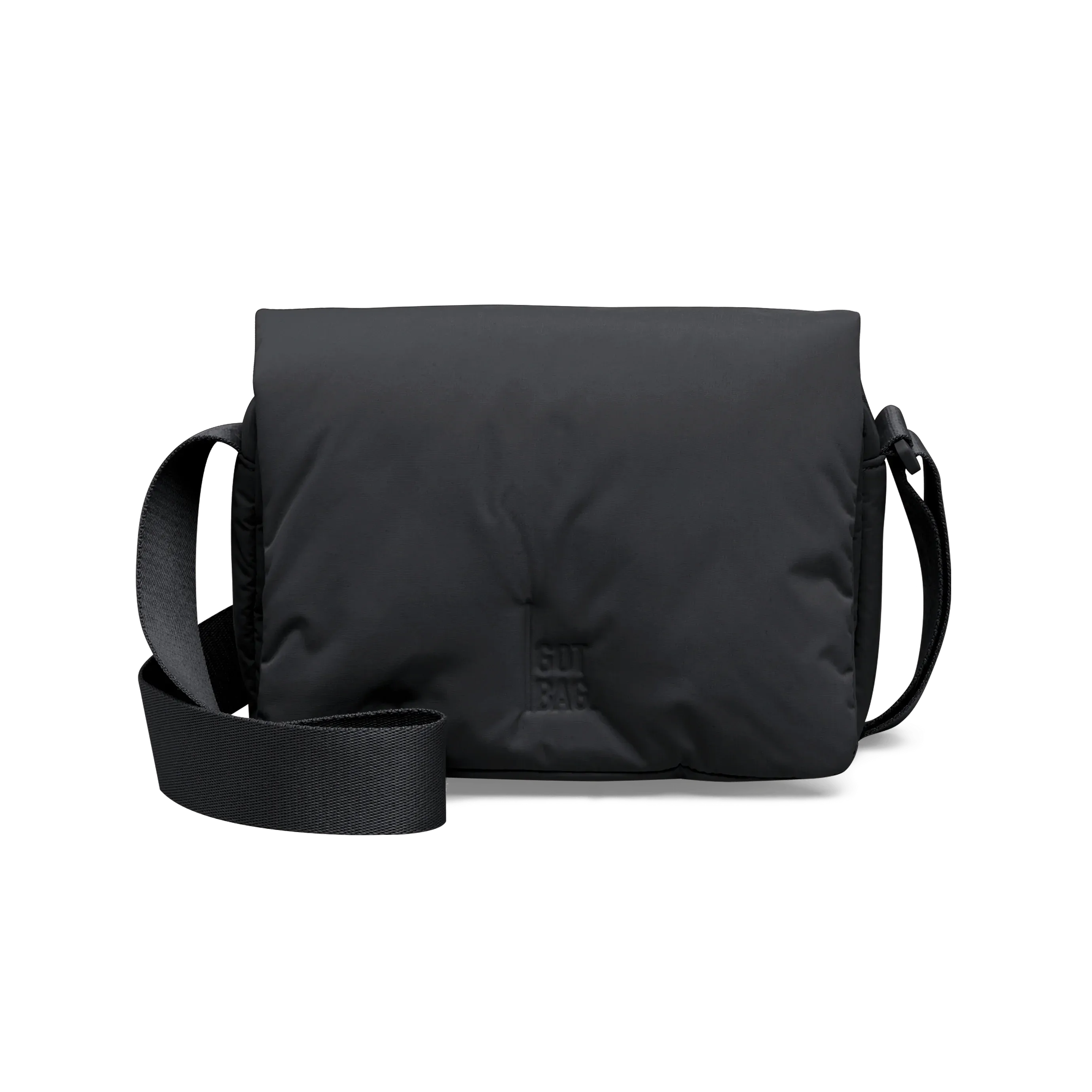 GOT BAG Cloud Crossbody Bag Black Monochrome – Vorderansicht 1 | nachhaltig | Bag-Age