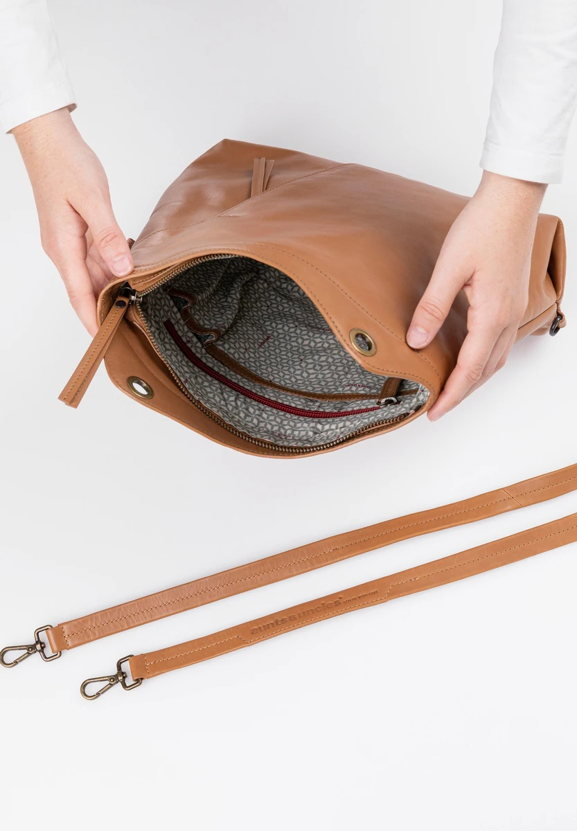 aunts & uncles Bramble Cognac Tasche, Rückansicht, bei Bag-Age Berlin kaufen