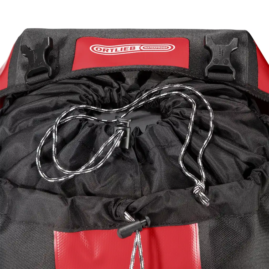 ORTLIEB Bike-Packer Red, sacoche vélo, vue détaillée, chez Bag-Age