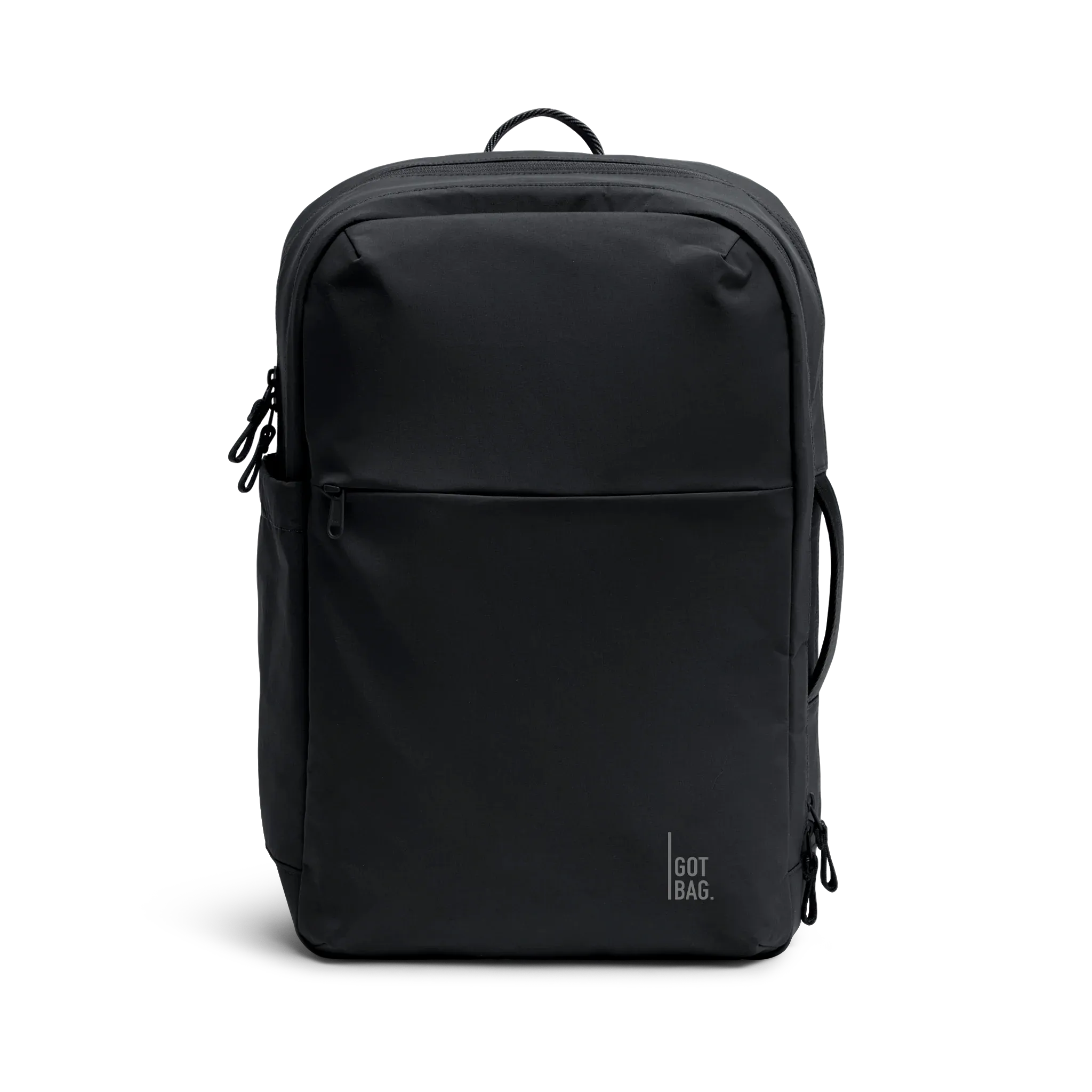 GOT BAG Commuter Pack Black Monochrome – widok z przodu 1 | zrównoważona | Bag-Age