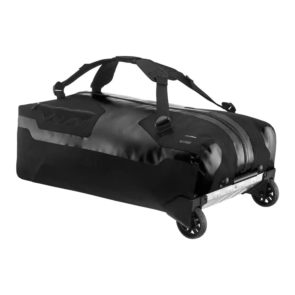 ORTLIEB Duffle RS Black wheeled duffle, back view, at Bag-Age