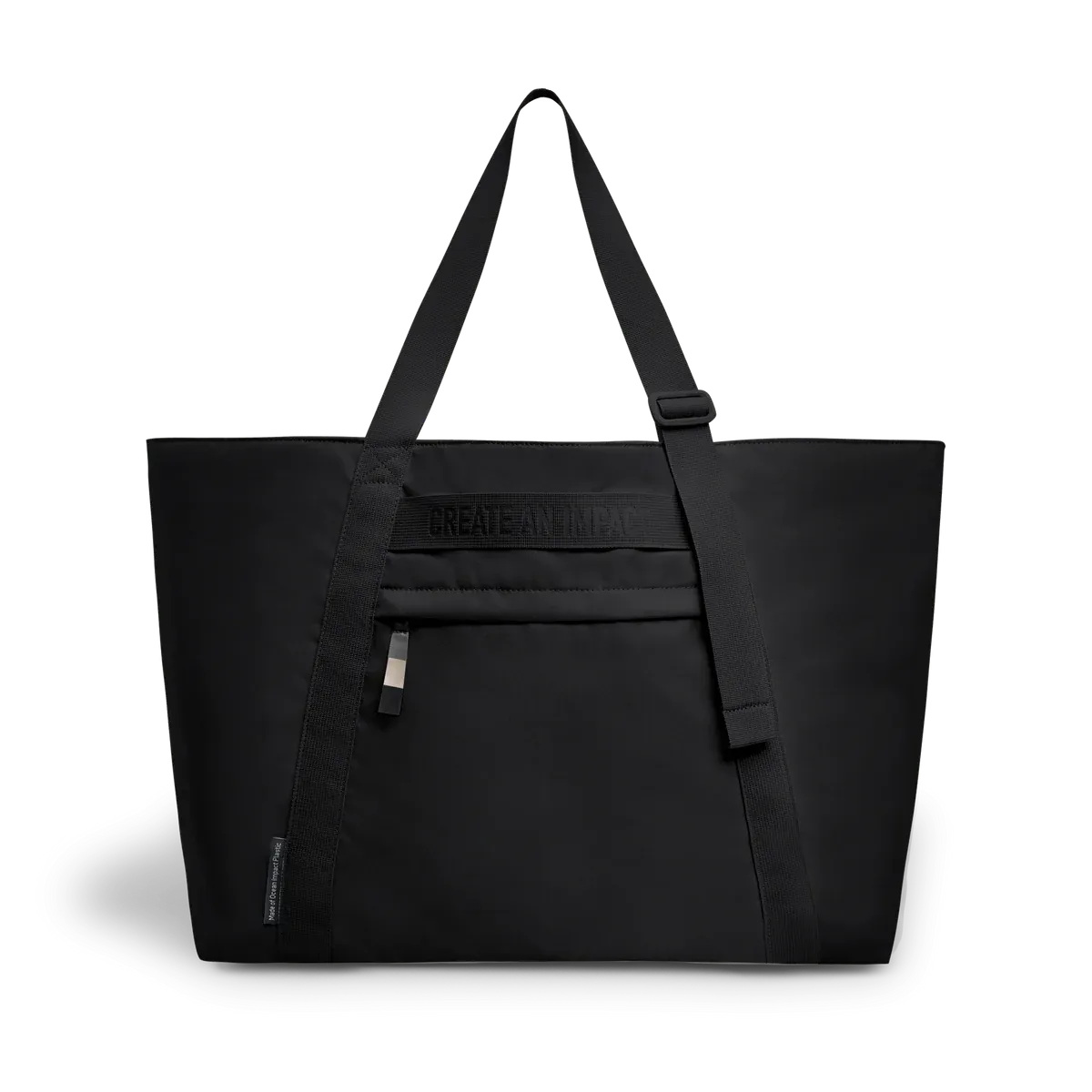 GOT BAG Tote Bag Large Black Monochrome – Rückansicht | nachhaltig | Bag-Age